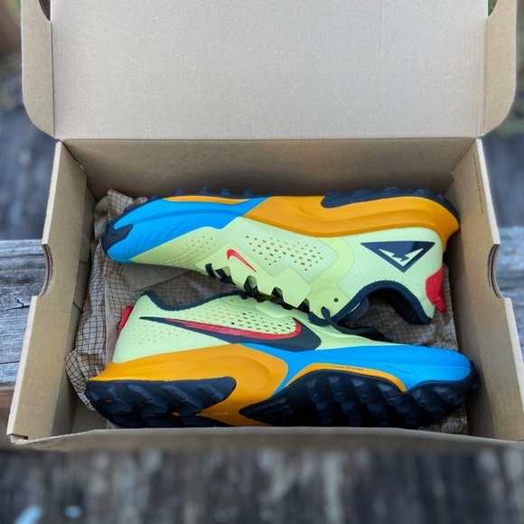Nike Air Zoom Terra Kiger 7 Hiking Shoes CW6062-300 Lime Laser Blue Men NEW main image 11